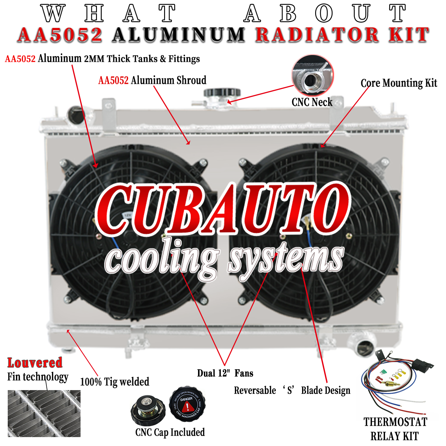 3Row Radiator Shroud Fan Relay For 942002 Nissan Silvia 200 SX S14 S15 2.0L MT eBay