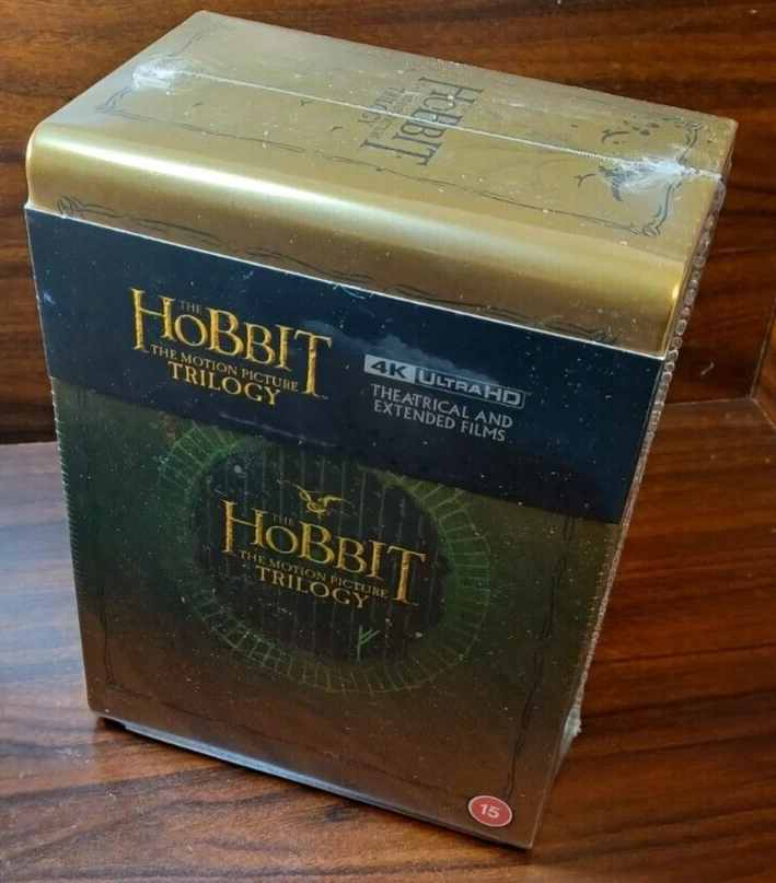 The Hobbit Trilogy Extended 4K Steelbook Collection (U.K IMPORT)-NEW-Free S&H - Image 2 of 4