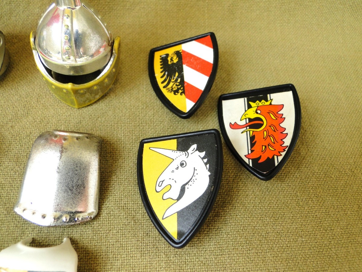 PLAYMOBIL 3265 Jousting Knights Set Vintage Geobra 1992 for