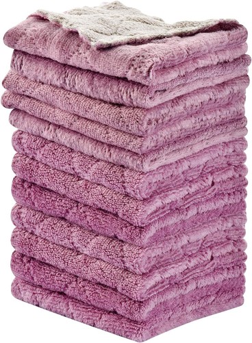 OstWony 12PCS Super Absorbent Cleaning Cloths, Kitchen Dish Towels, Multipurpose
