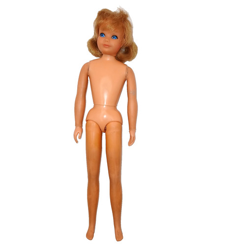 Vintage Pose n Play Skipper Doll Barbie Sister #1179 1973 Bend Leg Nude Blonde