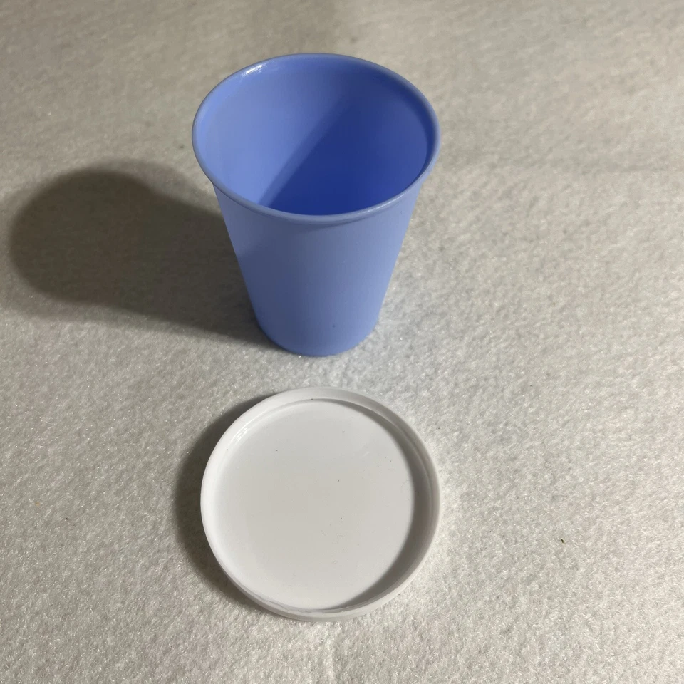 Contenedor de 3 vasos de bebida con tapa de almacenamiento vaso de bebida fría reutilizable Foto 4 de 4