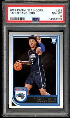 NBAカード Paolo Banchelo Panini auto RC Paolo Banchero 2022-23 Panini One and One #RA-PB5 Purple