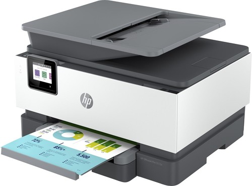 195161468582 HP OfficeJet Pro HP 9010e All-in-One Printer, Color, Printer for Sm - Picture 3 of 12