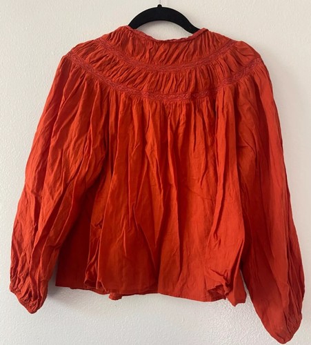 The GREAT. Picturesque Top in Red / Tobasco - Size 1, Small - Picture 7 of 7