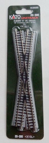 Kato 7078300 Kreuzung links 15°, 186 mm, Spur N | Condition: Neu
