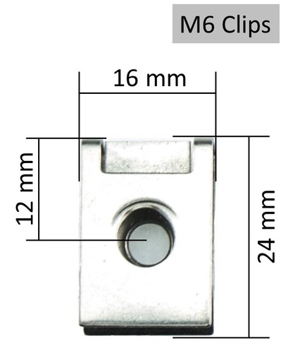 Edelstahl Blechmutter M5 M6 Clipse Klemmen A2 Schnappmutter Federmutter metrisch - Bild 8 von 9