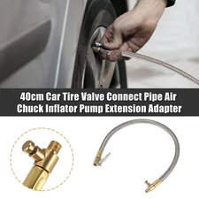 40cm 16" Car Tire Air Inflator Hose Adapter Extension Hose Quick Connect Release