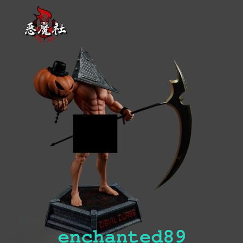 Devil Studio Pyramid Head Resin Model In Stock 1/6 pumpkin head
