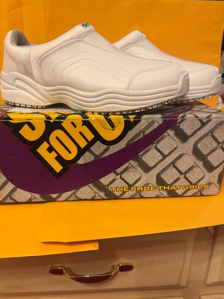 New Shoes For Crews 8 1/2 White 7050 Women's Mujeres Slip on Shoe  - Изображение 3 из 4