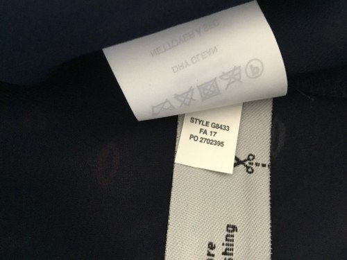 Abito donna J.Crew nuovo con etichetta in seta a strati con stampa labbra taglia:4 - Foto 7 di 13