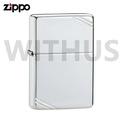 Zippo 14 Sterling Silver Vintage Slashes Lighter High