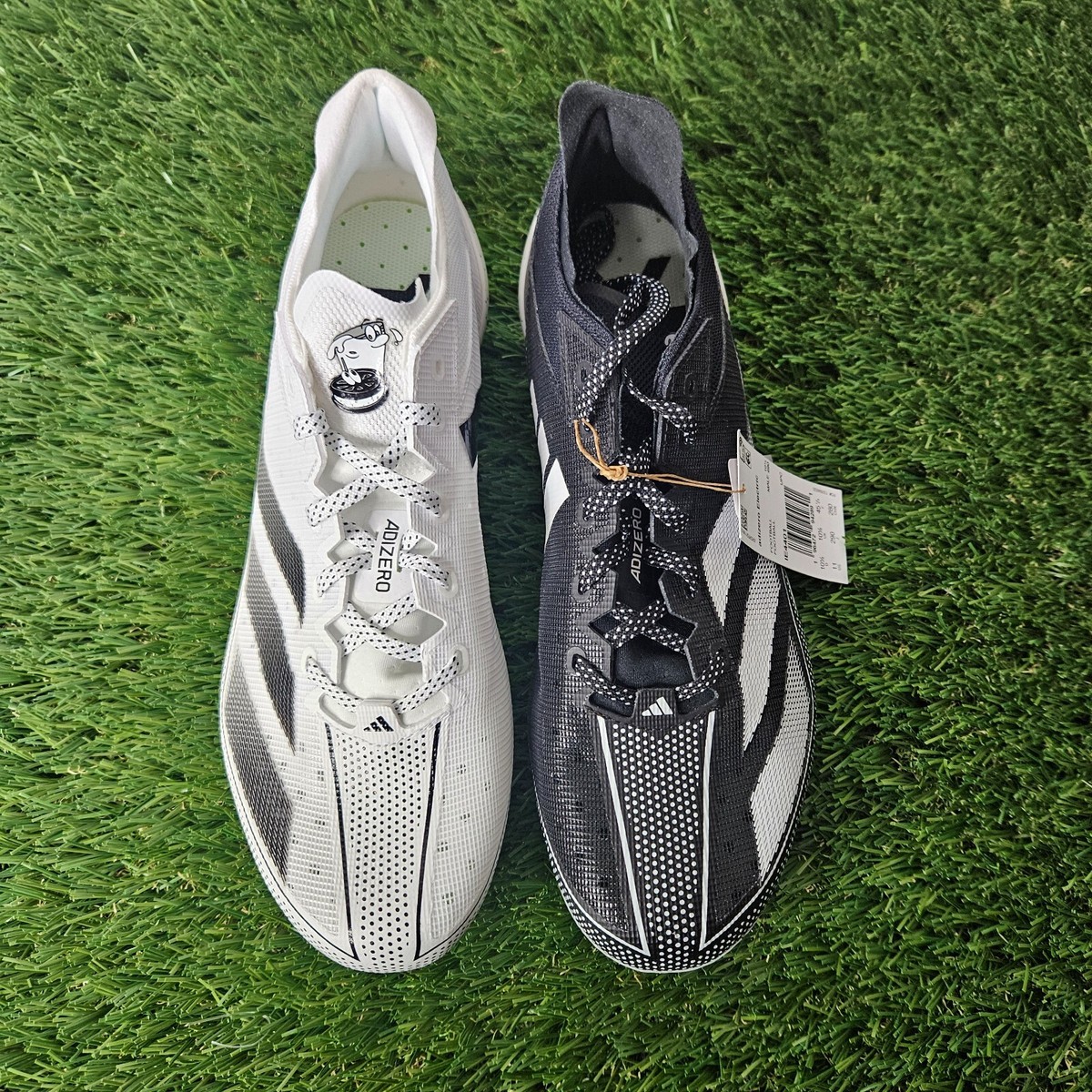 Adidas Adizero Football Cleats New Sizes 7.5-13 White Black Snack