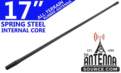 ALL-TERRAIN 17'' RUBBER ANTENNA MAST - FITS: 1992-1995 Chevrolet G20 Van 