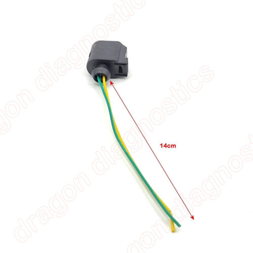 PN 6E0973702 - 2 Pin ABS Sensor Connector Plug Prewired Fits VW Audi Seat Skoda - Picture 3 of 7