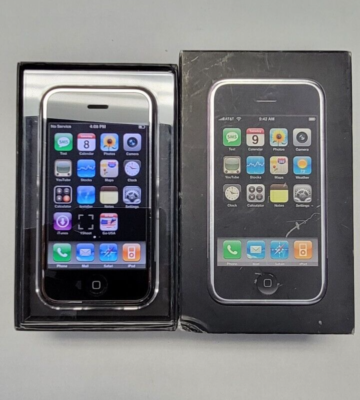 1st gen iPhone動作品 初代 MA712LL A1203 8GB Apple iPhone 1st Generation 8GB Black AT&T MA712LL/A A1203