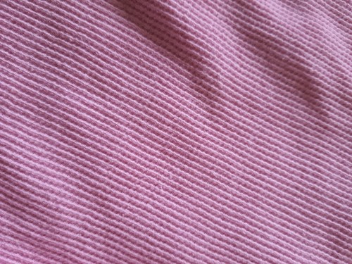 Babies R Us 2012 UK Thermal Waffle Weave Pink Baby Blanket Girl LADYBUG FLOWERS - Picture 3 of 5
