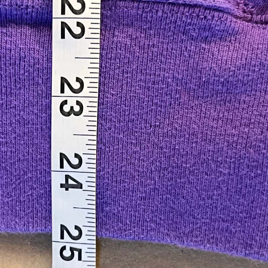 RICK OWENS Felpa con cappuccio vintage anni '90 Champion Reverse Weave viola pullover taglia media