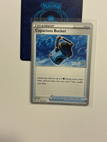 Capacious Bucket 156/192 2022 Pokemon World Championships Rebel Clash variant D - Picture 1 of 2