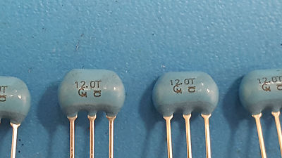 1000 Pcs Ceramic Murata CST12.0MTW-TF01 Resonator, CERALOCK, 3 Terminal Leads