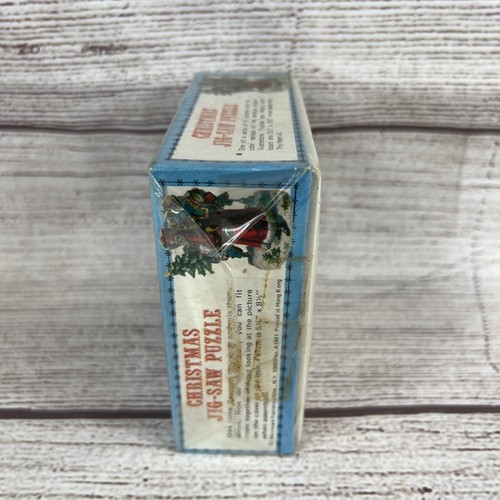 Vintage Christmas Santa Jigsaw Puzzle 100 pcs SEALED Stocking Stuffer Merrimack - Picture 4 of 13