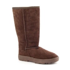 New Rampage Women Pull On Shearling Fur Snow Winter Knee High Boot Shoe Sz 7 M