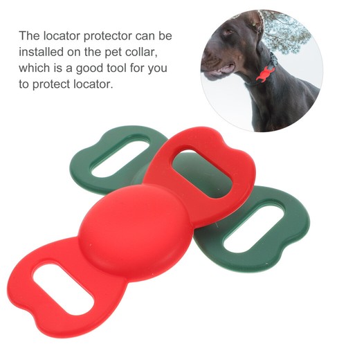 2 Pcs Pet Schutzfall Air-Tag-Halsbandhalter Kohlefaserband - 第 8/12 張圖片