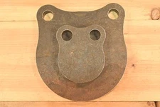 1/2" AR500 Shooting Targets 3" 6" Gongs Set Of TWO