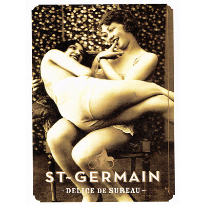 VINTAGE ADVERT ALCOHOL LIQUEUR ST GERMAIN DELICE NEW FINE ART PRINT POSTER PICTU