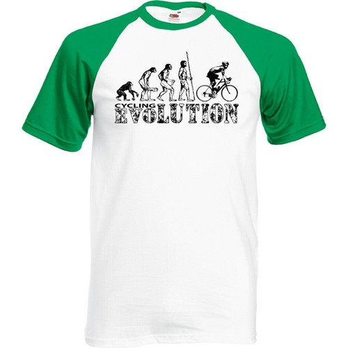 Cycling Evolution Mens Funny T-Shirt Cyclist Bike Bicycle MTB BMX Racer Road - Picture 3 of 12