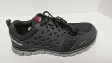 Reebok Sublite Cushion AlloyToe Work Shoes, Black, Women's 10 M