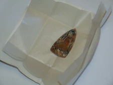 Homedale Blue Plume Agate w/Druzy Cabochon 53.2mm x 28.3mm RK Studios Lapidary