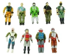 GI Joe Flint V1-Wet Suit-Chuckles-Dee Jay V1 + More 1980s Vintage Set of 9