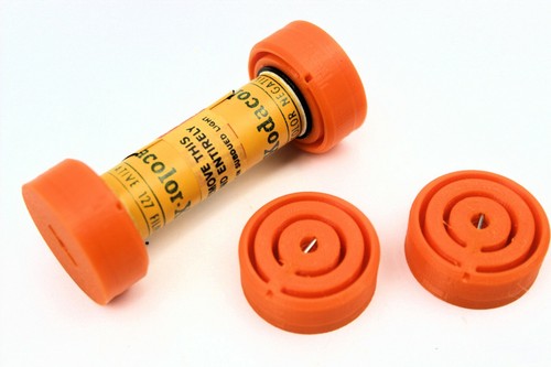 127 to 116 Medium Format Roll Film Camera Spool Adapter Set/ Kit 4pcs Lomography - Picture 2 of 4