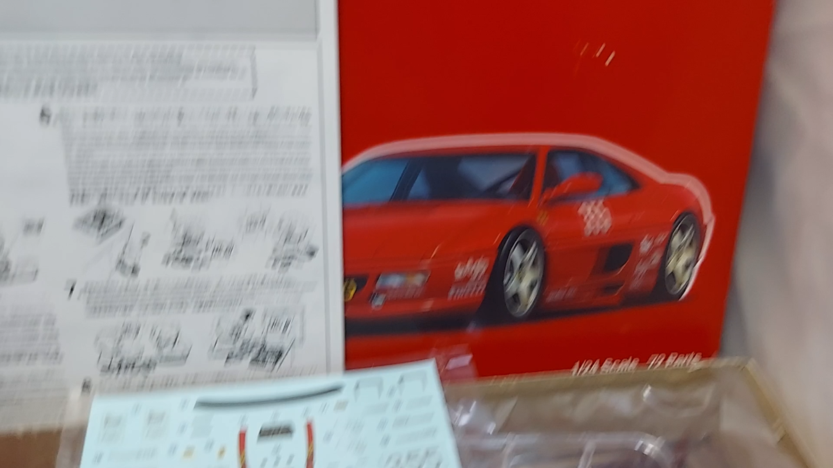 Fujimi 1/24 scale Ferrari F355 Challenge plastic model kit From