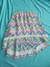 Childrens place Chevron skirt girls elastic waist 10/12