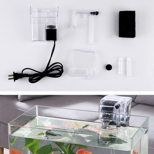 Aquarium Waterfall Filter Pump Fish Tank Hang External Oxygen Pump Water Filter - Picture 3 of 10