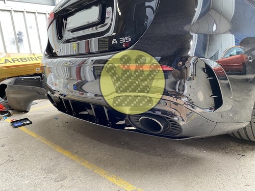 W177 new a class a35 a45 lower diffuser lip splitter AMG a250 a45s hatch sedan - Picture 5 of 12