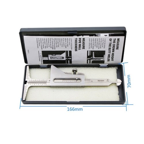 0-32mm Dual Unit Stainless Steel Welding Measure Tool Pipe Gauge Seam Inspection - Picture 3 of 8