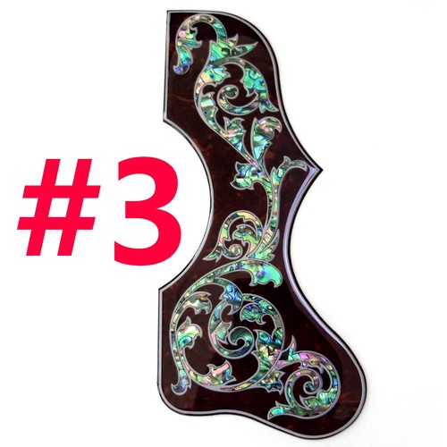 J200 Acoustic Guitar Pickguard for Gibson 41-42"Abalone Inlay 2mm Self-Adhesive - Picture 9 of 35