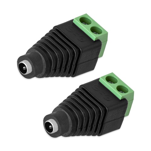 DC Hembra Hembra Hueca 1,35mm x 3,5mm Adaptador a Bloque de Terminales 2 Pin Atornillable - Imagen 5 de 10
