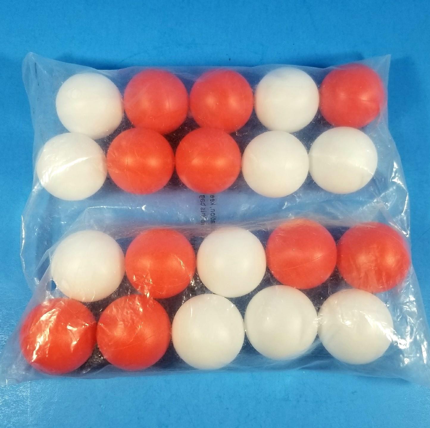 NEW 20 Ping Pong Balls Beer Pong 10 Red 10 White Party Punch Pack Game Set Lot eBay