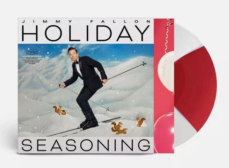 Jimmy Fallon - Holiday Seasoning - Peppermint Swirl Vinyl LP - Factory Sealed - Image 3 of 3