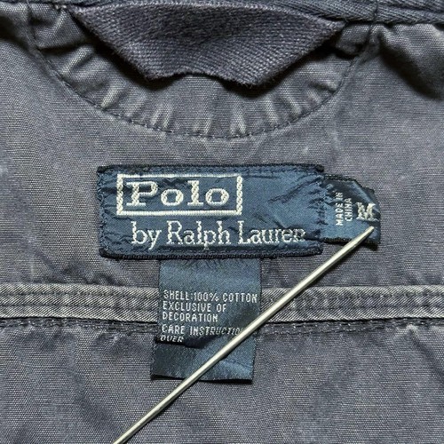 Polo Ralph Lauren US Navy USRL Naval Station Military Jacket Charcoal Gray Navy - Picture 6 of 12