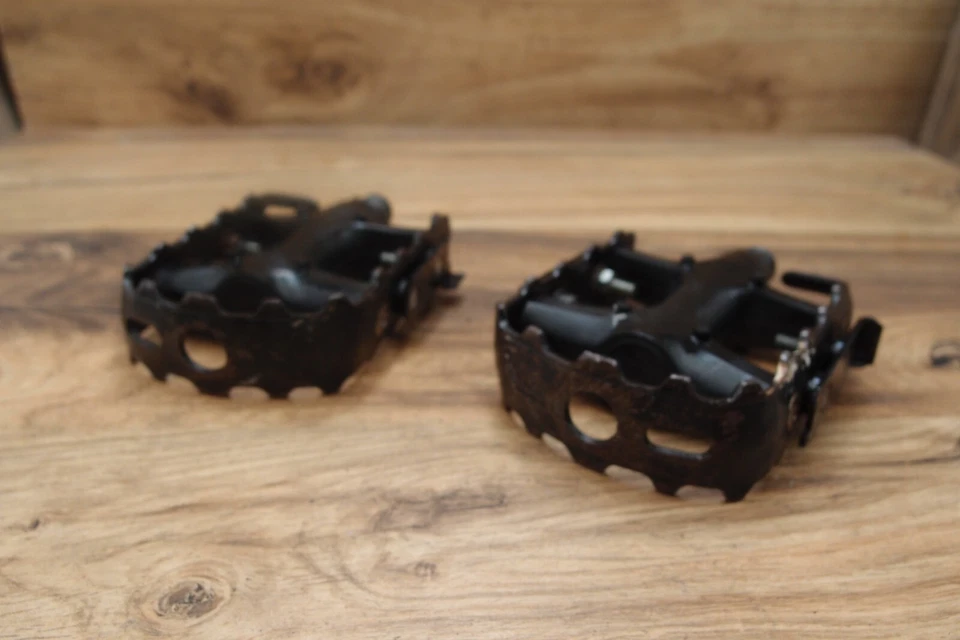 Pedales retro MTB Shimano Exage Mountain PD-M450 1989 VÍA Japón Bear Trap Foto 2 de 4