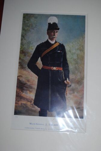 Major-General J Talbot-Coke  mounted print - Picture 1 of 3