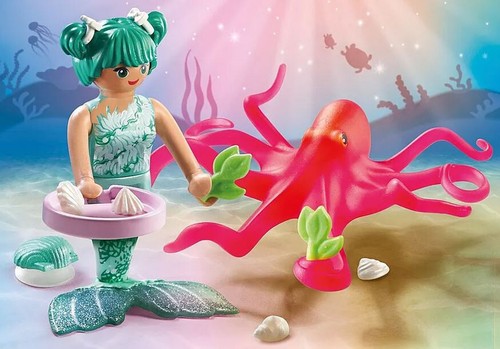 Playmobil Princesses Mermaid Sets 71446 Party and Set 71503 Octopus New No Box - Picture 9 of 13