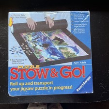 Puzzle Stow and Go Storage System Roll Up Mat 46”X26” Ravensburger