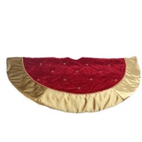 Kurt Adler Velvet Treeskirt With Hand Beading, 52-inch, New, Free Shipping on sale Kurt Adler Velvet Treeskirt With Hand Beading, 52-inch, New, Free Shipping on sale