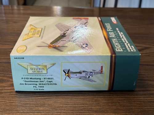 New Corgi P-51D Mustang “Gentleman Jim” CPT. Jim Browning 363rd FS/357th FG 1944 - Picture 10 of 14